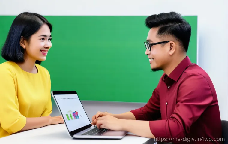 디지털 물리적 공간 통합에 따른 직업 변화 - A Malaysian professional, a woman in her late 20s of Malay ethnicity, is deeply focused on her lapto...